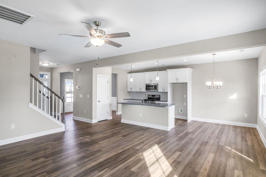 Representative unfurnished interior of a home built from the Clayton by Caviness & Cates Communities in Maggie Way, Wendell (Image 35).