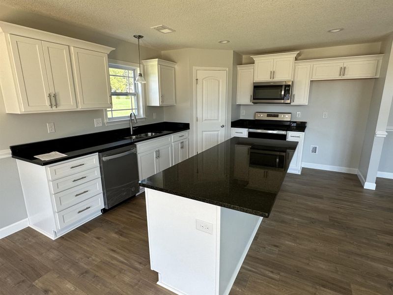 Furnished interior view inside a new home in Peyton Pointe, Inman (Image 4).