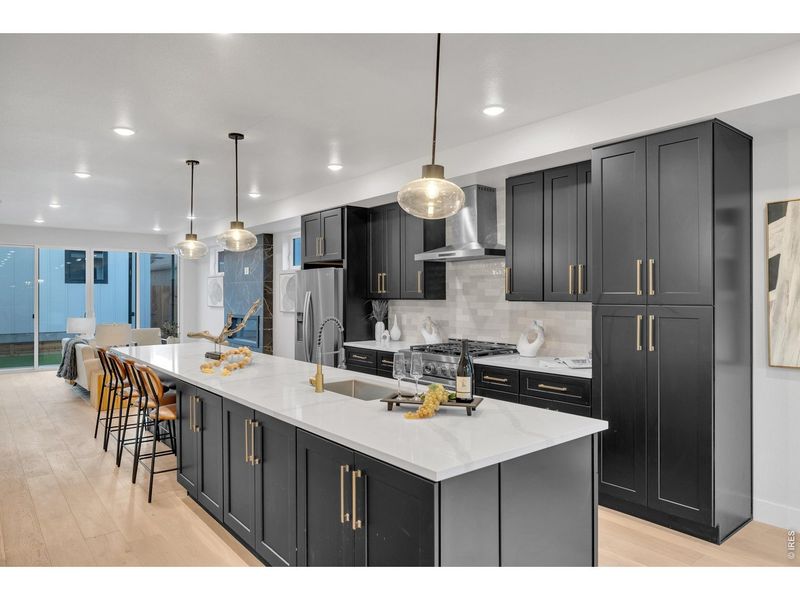 Furnished interior view inside a new home in , Denver (Image 42).