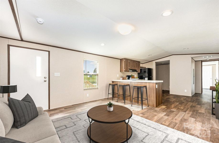 Living Room Virtually Staged