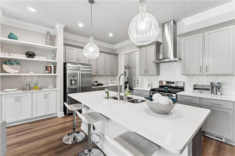 Furnished interior view inside a new home in , Decatur (Image 37).