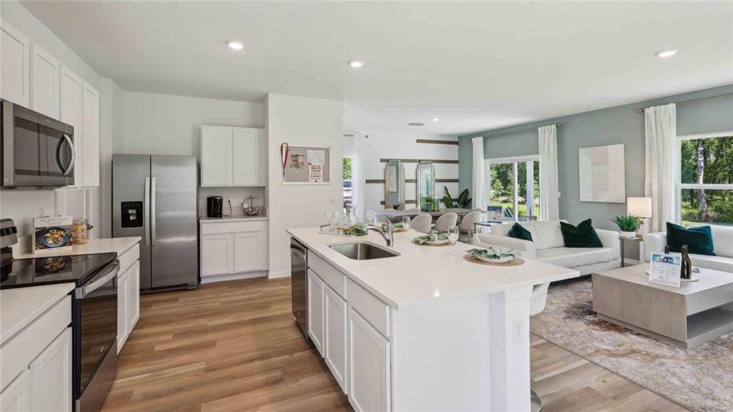 Furnished interior view inside a new home in Sandal Key, Weeki Wachee (Image 19).