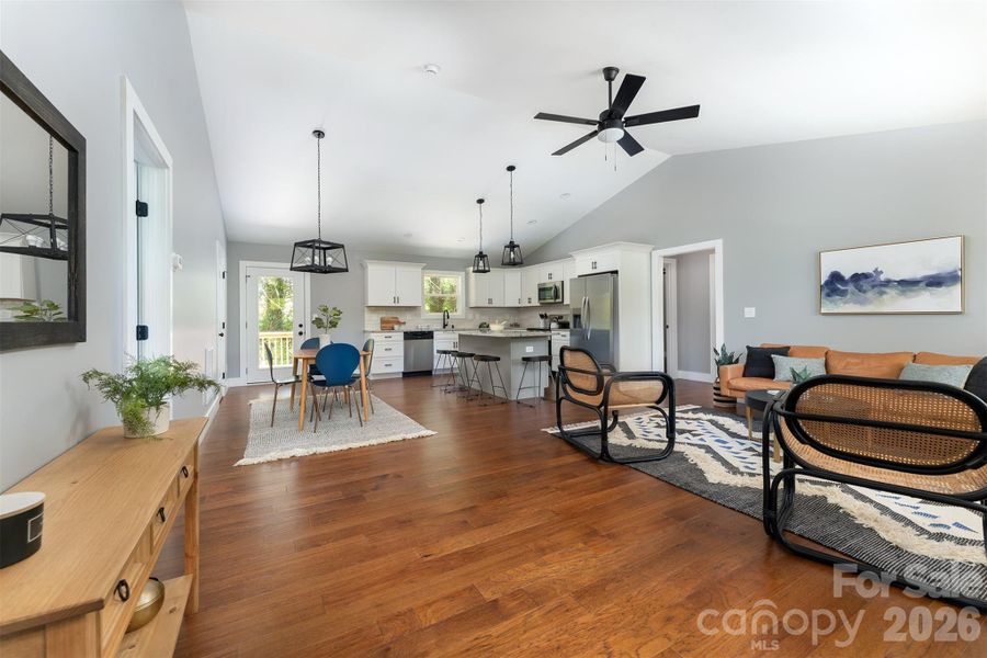 Furnished interior view inside a new home in , Candler (Image 8).