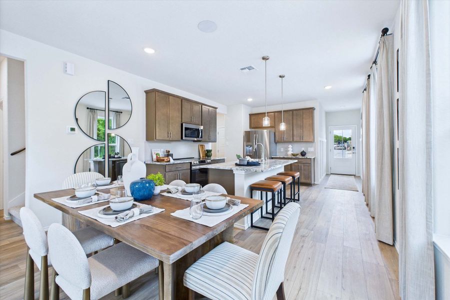 Representative furnished interior of a home built from the The Gillian C by Davidson Homes LLC in Cedar Heights, San Antonio (Image 13).
