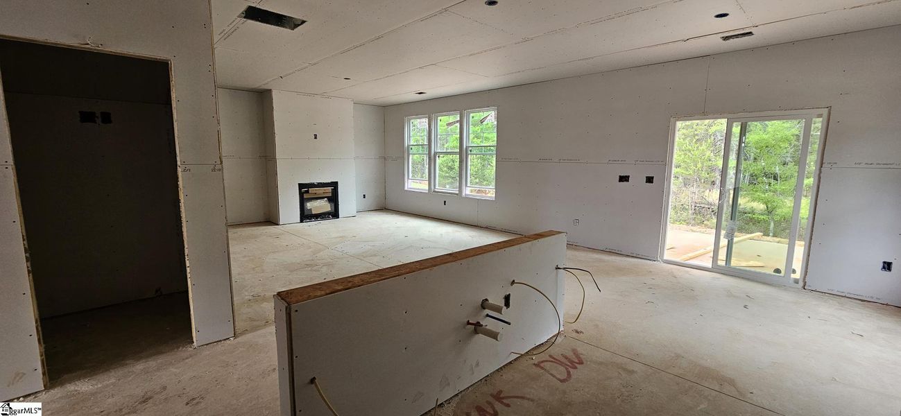 In-progress construction of a new home in Shiloh Trail, Wellford, SC (Image 6).