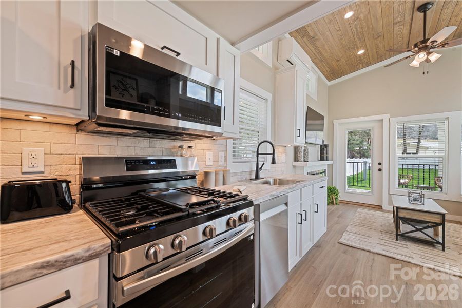 Furnished interior view inside a new home in , Maggie Valley (Image 5).