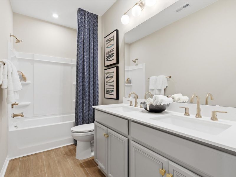 Representative furnished interior of a home built from the Elizabeth by Tri Pointe Homes in Amplitude, Charlotte (Image 22). Representative furnished interior of a home built from the Elizabeth by Tri Pointe Homes in Amplitude, Charlotte (Image 22).