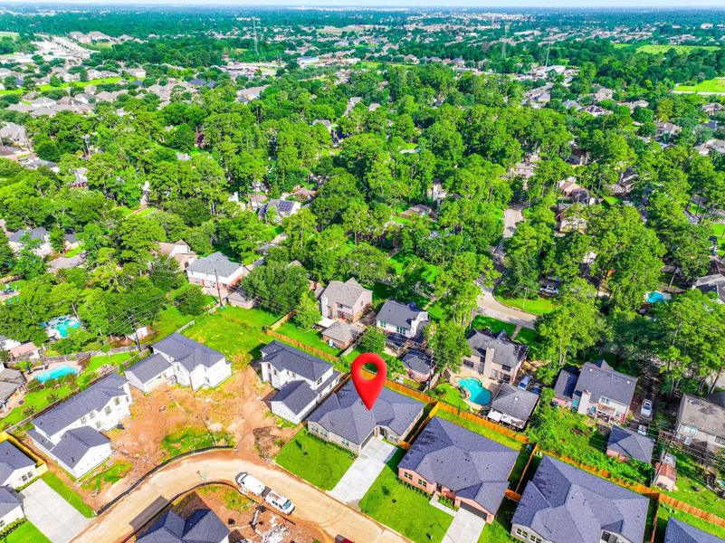 Community walking trails wind through peaceful surroundings