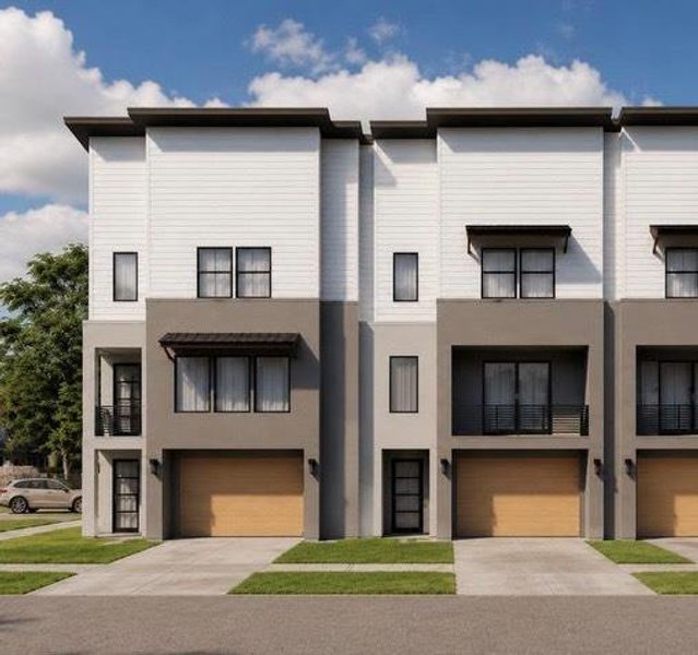 Front exterior of a new home in , Houston, TX, highlighting curb appeal (Image 2). Front exterior of a new home in , Houston, TX, highlighting curb appeal (Image 2).