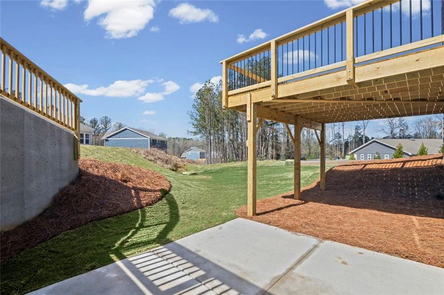 Exterior details and patio area of a home in Sage Woods, Dallas (Image 22).