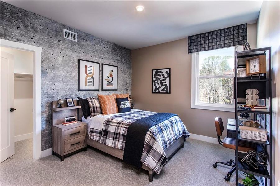 Furnished interior view inside a new home in Estates at Daves Creek, Cumming (Image 29). Furnished interior view inside a new home in Estates at Daves Creek, Cumming (Image 29).