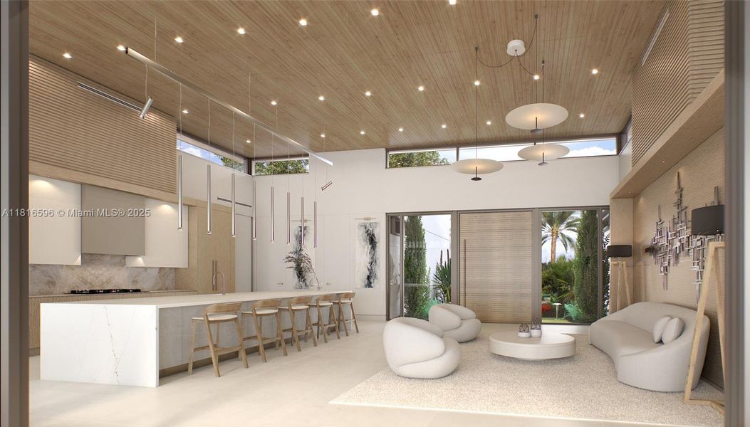 Furnished interior view inside a new home in , Pinecrest (Image 6).