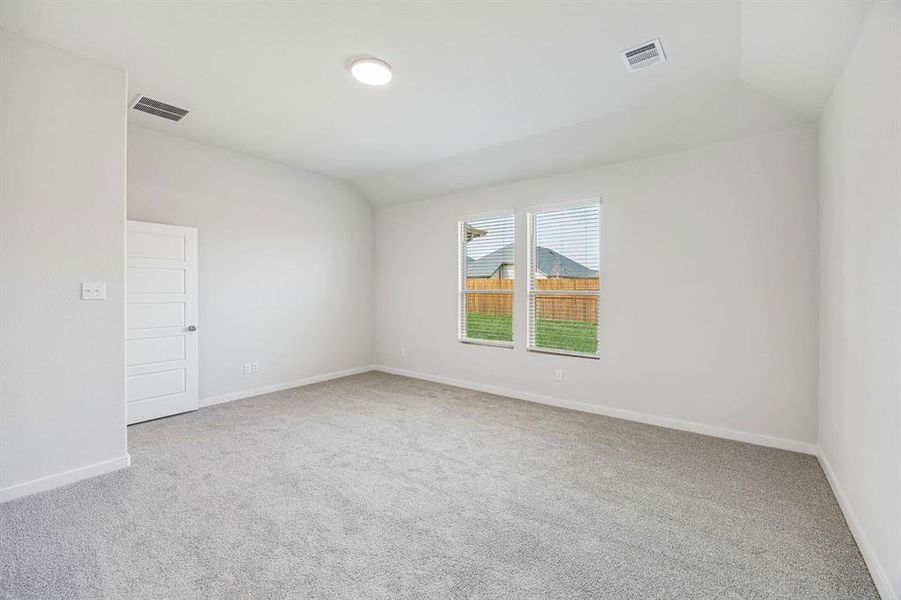 Primary Suite in the Stanley II home plan by Trophy Signature Homes – REPRESENTATIVE PHOTO