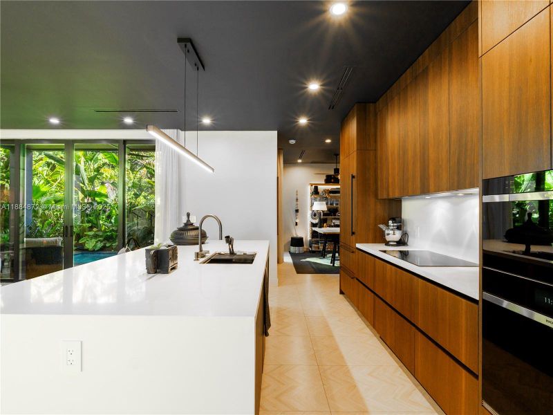 Furnished interior view inside a new home in , Miami (Image 10).