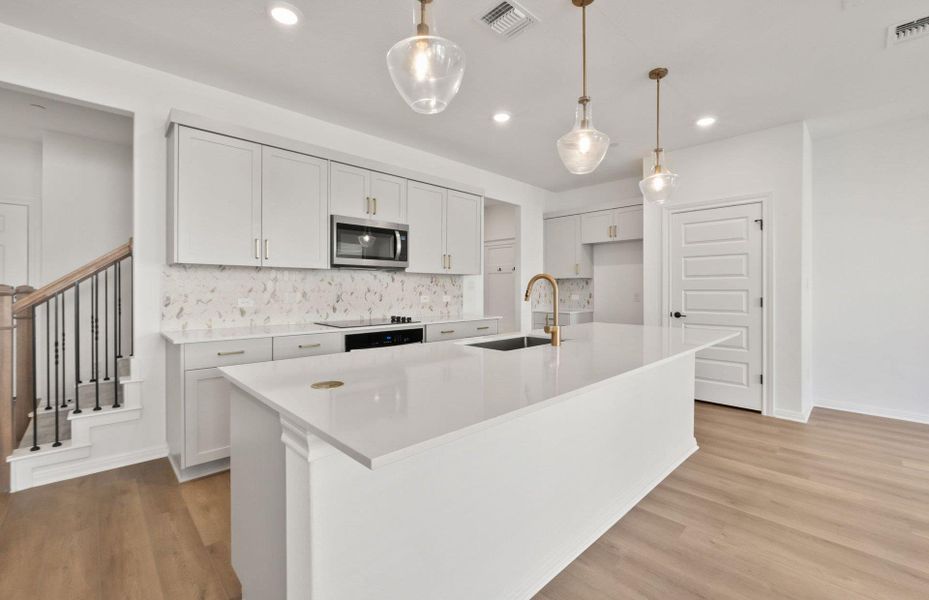 Furnished interior view inside a new home in Whitestone Preserve, Cedar Park (Image 15). Furnished interior view inside a new home in Whitestone Preserve, Cedar Park (Image 15).
