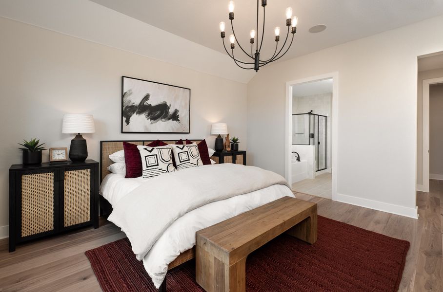 Representative furnished interior of a home built from the Owen by Tri Pointe Homes in View at the Reserve, Mansfield (Image 14).