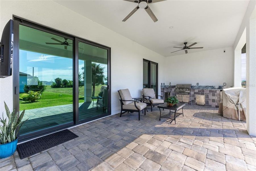Exterior details and patio area of a home in , Cape Coral (Image 3). Exterior details and patio area of a home in , Cape Coral (Image 3).
