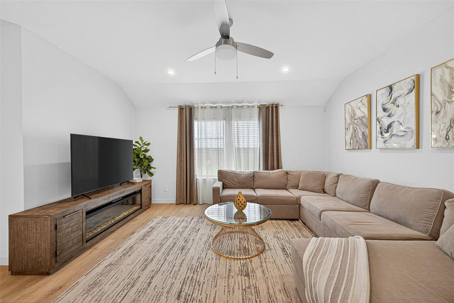 Furnished interior view inside a new home in , Katy (Image 34). Furnished interior view inside a new home in , Katy (Image 34).