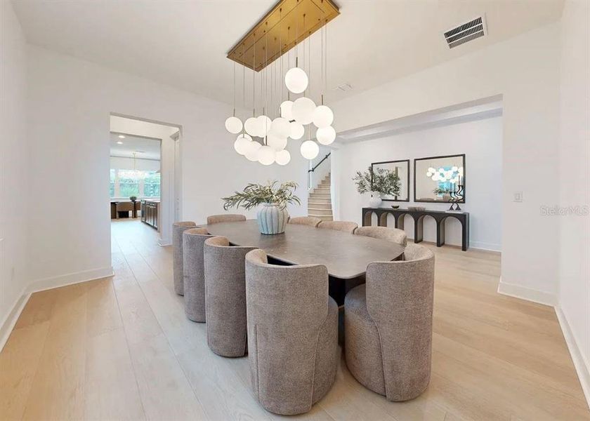 Furnished interior view inside a new home in , Apollo Beach (Image 13). Furnished interior view inside a new home in , Apollo Beach (Image 13).