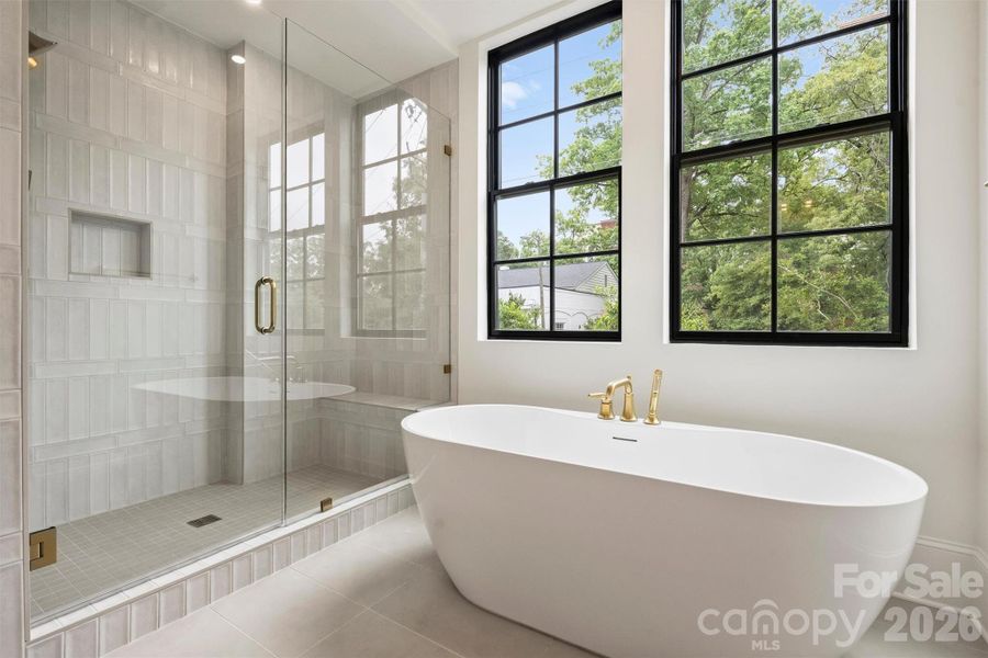 Furnished interior view inside a new home in , Charlotte (Image 9).