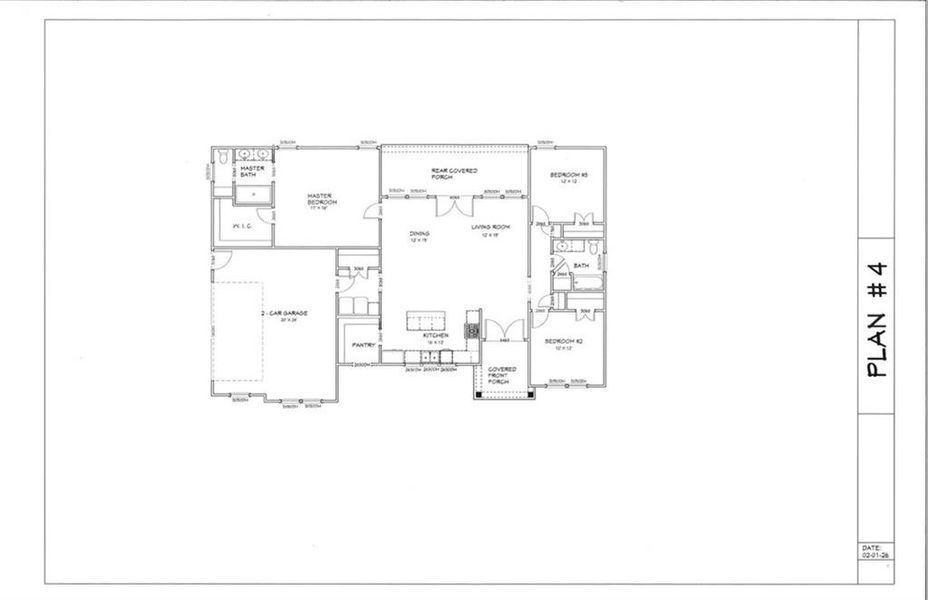 2D floor plan layout of this home in , Commerce, GA (Image 4). 2D floor plan layout of this home in , Commerce, GA (Image 4).