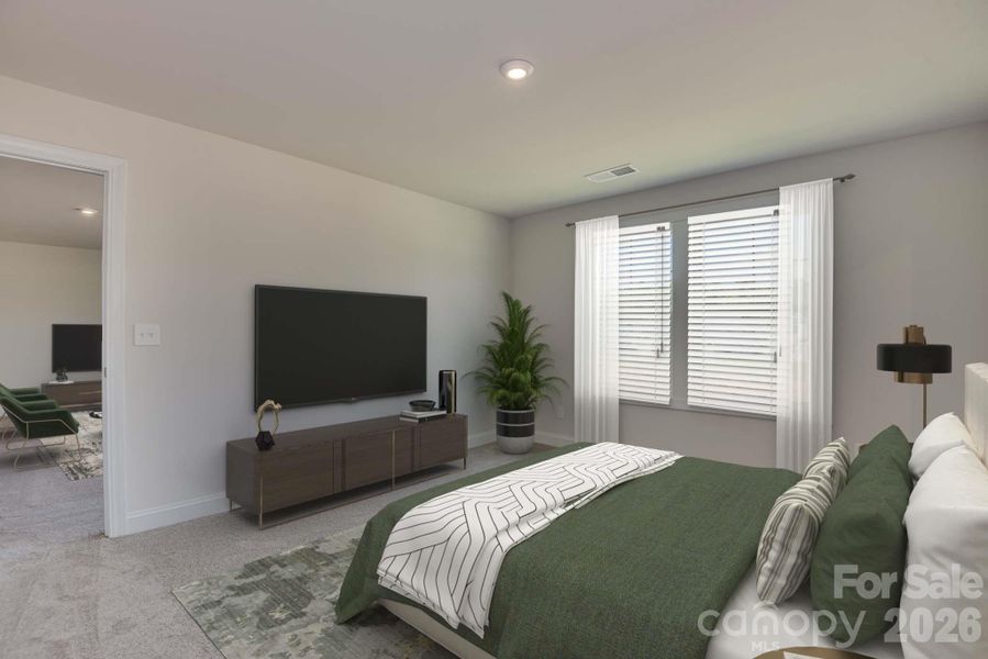 Furnished interior view inside a new home in Glenhurst, Matthews (Image 11). Furnished interior view inside a new home in Glenhurst, Matthews (Image 11).