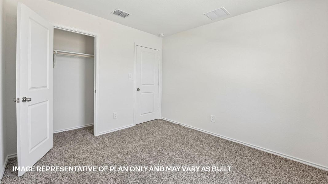 Representative unfurnished interior of a home built from the The Livingston by D.R. Horton in Valverde, Bastrop (Image 21).