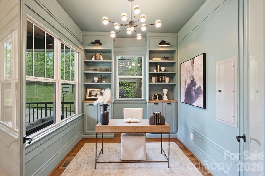 Furnished interior view inside a new home in , Charlotte (Image 6).