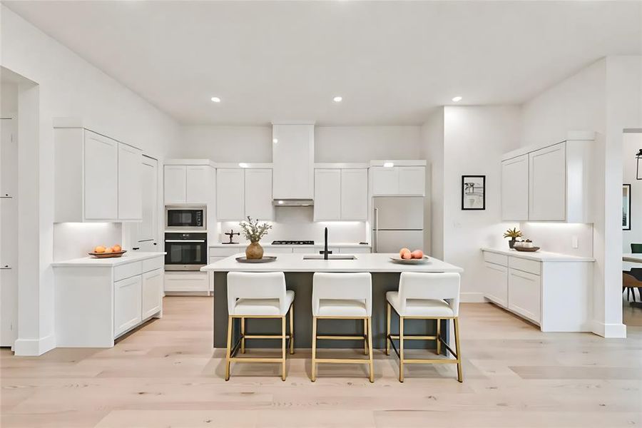 Furnished interior view inside a new home in Hillside Village, Celina (Image 6). Furnished interior view inside a new home in Hillside Village, Celina (Image 6).