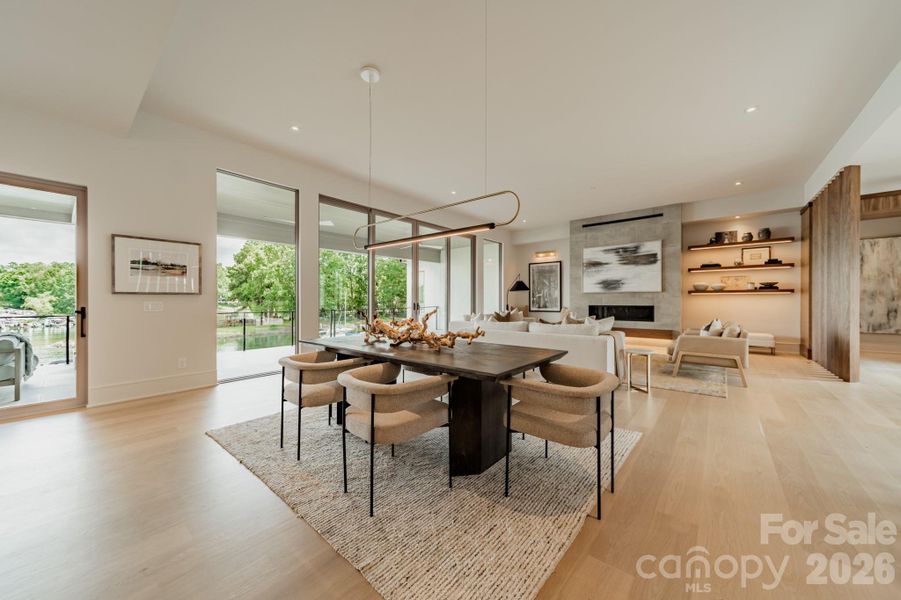 Furnished interior view inside a new home in , Cornelius (Image 29).