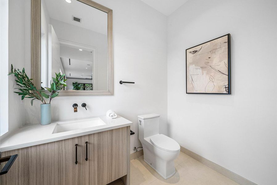 Furnished interior view inside a new home in , Boca Raton (Image 8).