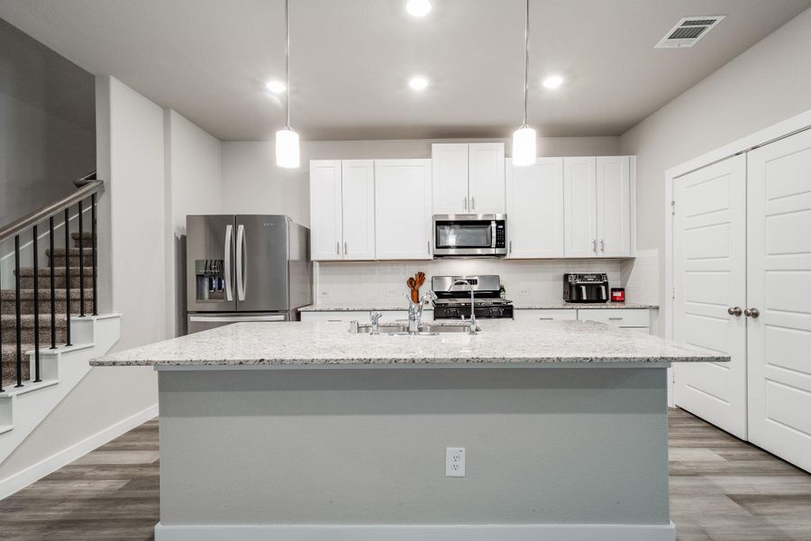 Furnished interior view inside a new home in Heights of Barbers Hill, Baytown (Image 33).