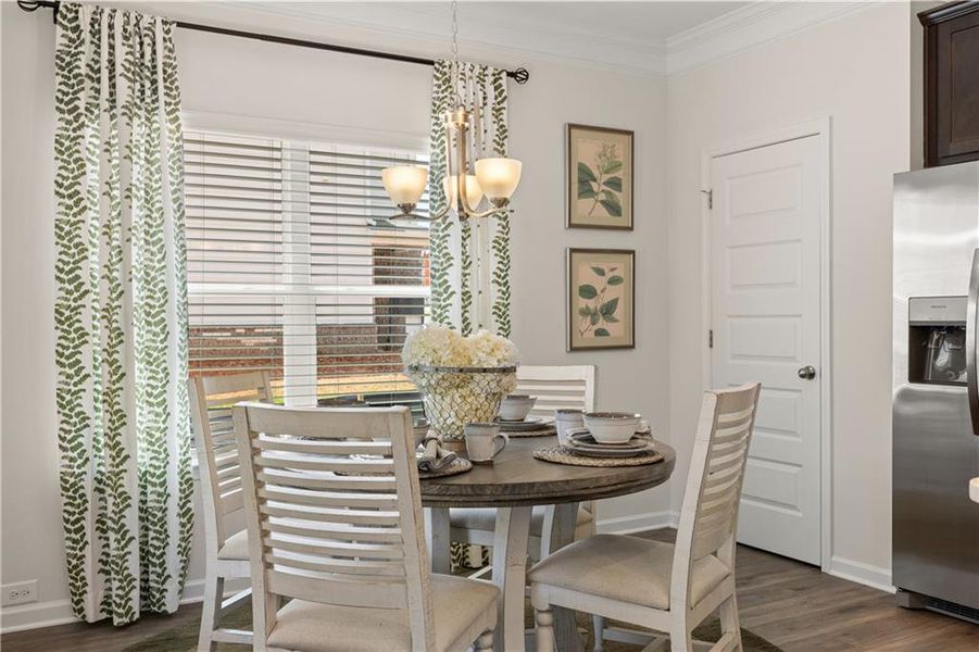 Furnished interior view inside a new home in Hillcrest Park, Ringgold (Image 33).