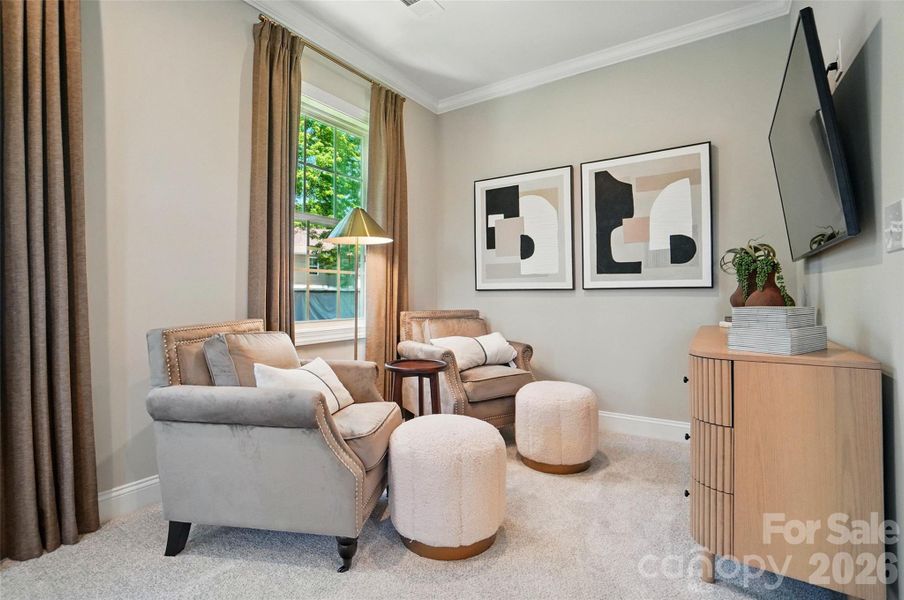 Representation only of Primary Suite Sitting area