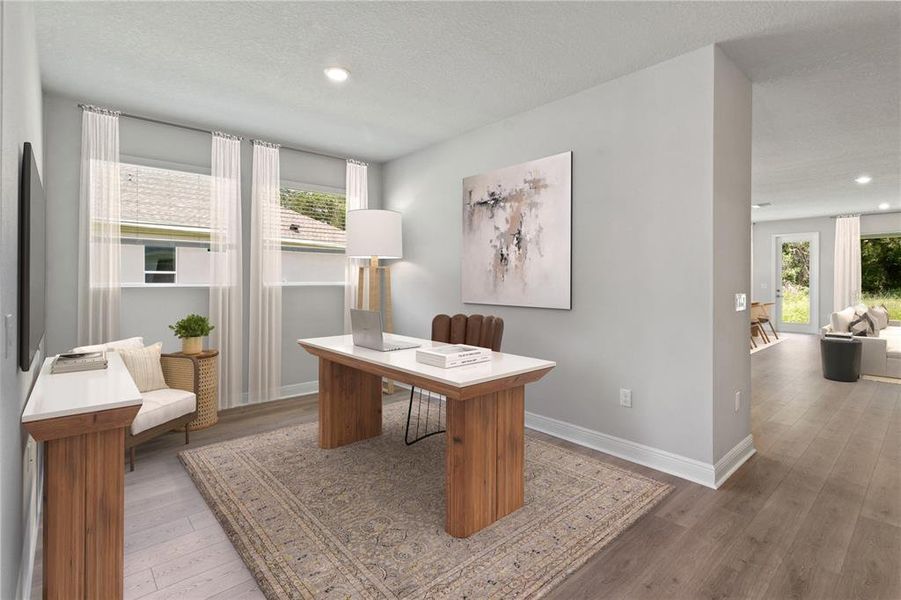 Furnished interior view inside a new home in , Parrish (Image 19).