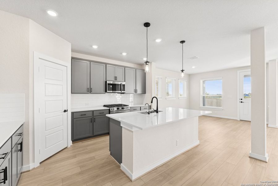 Furnished interior view inside a new home in Mayfair - Select Garden Series, New Braunfels (Image 7).