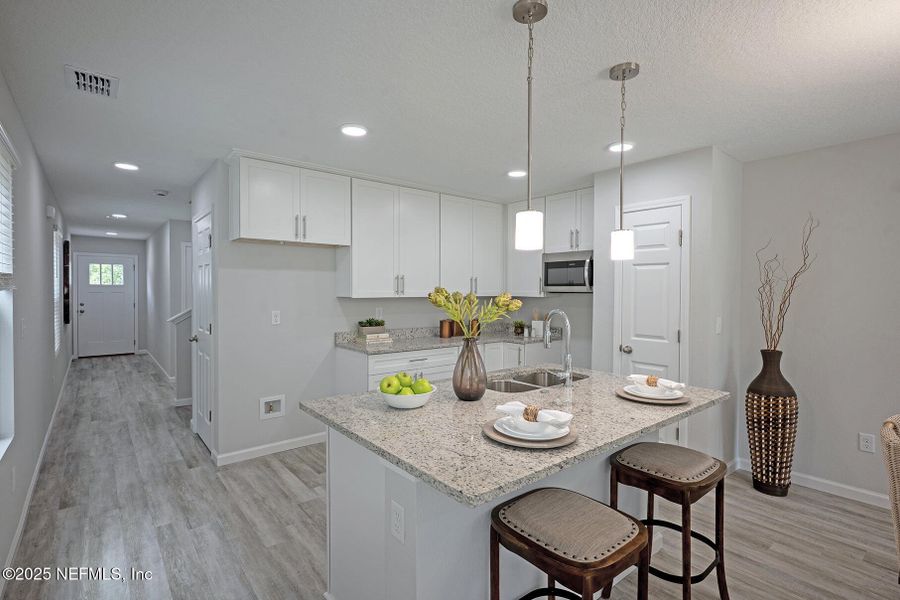 Furnished interior view inside a new home in , Jacksonville (Image 16).