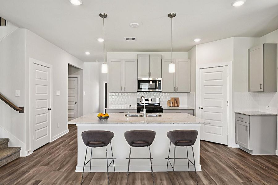 Photo is not of the actual home but is an inspirational photo of builder’s model home and may depict options, furnishings, and/or decorator features that are not included. Photo is not of the actual home but is an inspirational photo of builder’s model home and may depict options, furnishings, and/or decorator features that are not included.