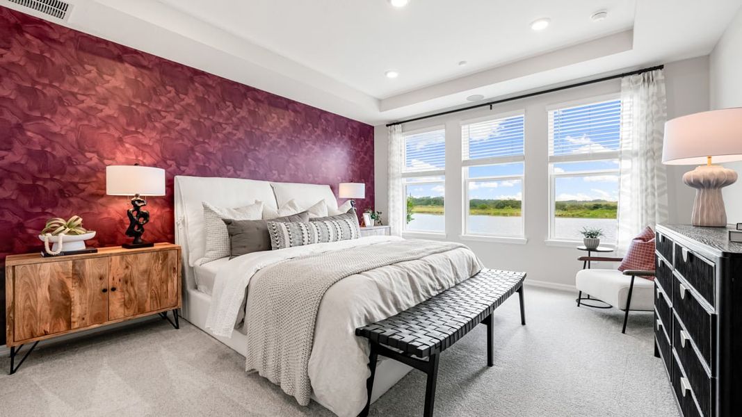 Representative furnished interior of a home built from the Anastasia by Taylor Morrison in Hillcrest, San Antonio (Image 13).