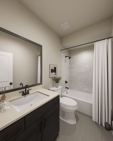 Furnished interior view inside a new home in The Retreat at Harvest, Argyle (Image 13).