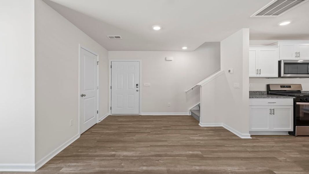 Spacious, unfurnished interior of a new home in Durbin Meadows, Fountain Inn (Image 13). Spacious, unfurnished interior of a new home in Durbin Meadows, Fountain Inn (Image 13).
