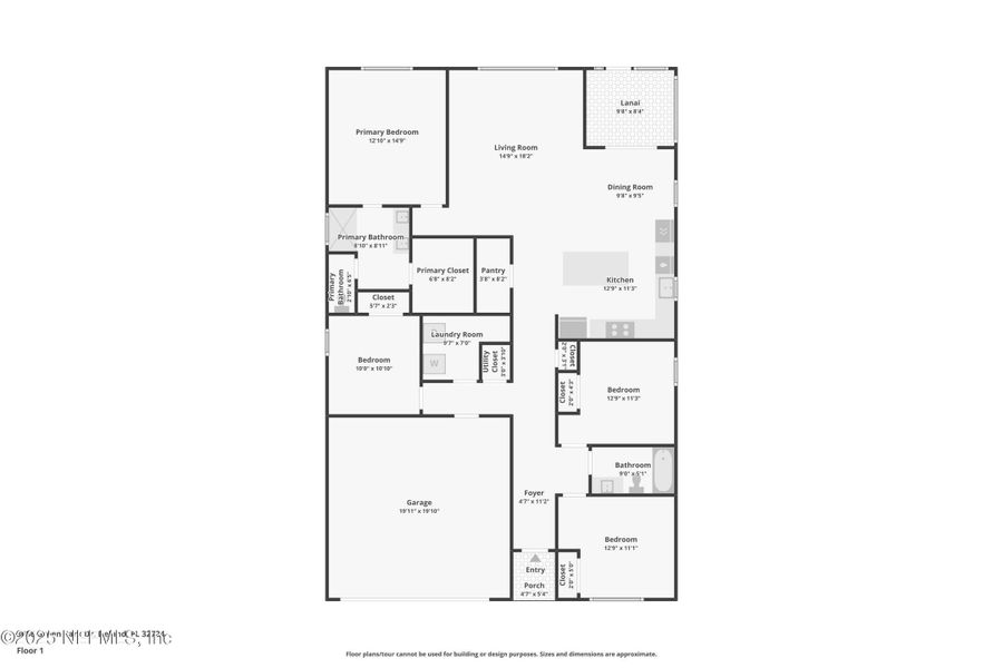 2D floor plan layout of this home in Canopy Terrace, Deland, FL (Image 3). 2D floor plan layout of this home in Canopy Terrace, Deland, FL (Image 3).