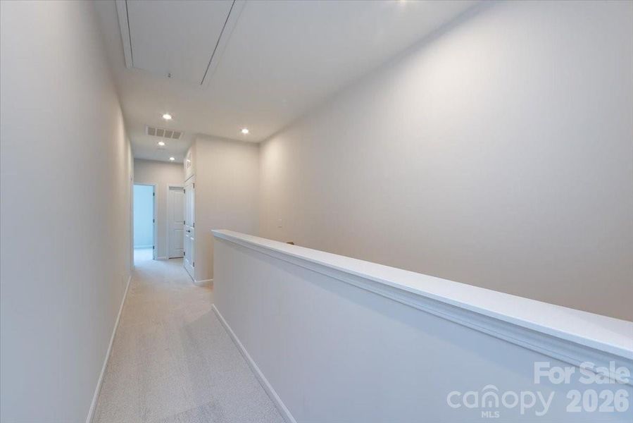 Third floor landing and hallway