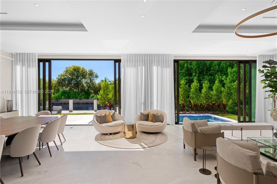 Furnished interior view inside a new home in , North Miami Beach (Image 40).