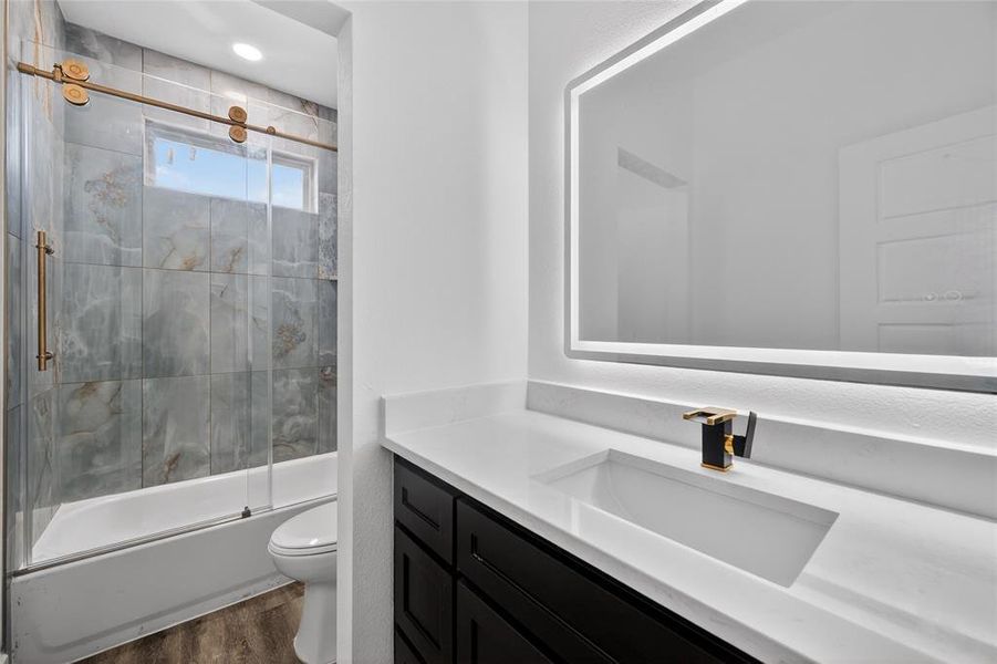 Furnished interior view inside a new home in , Lancaster (Image 12).