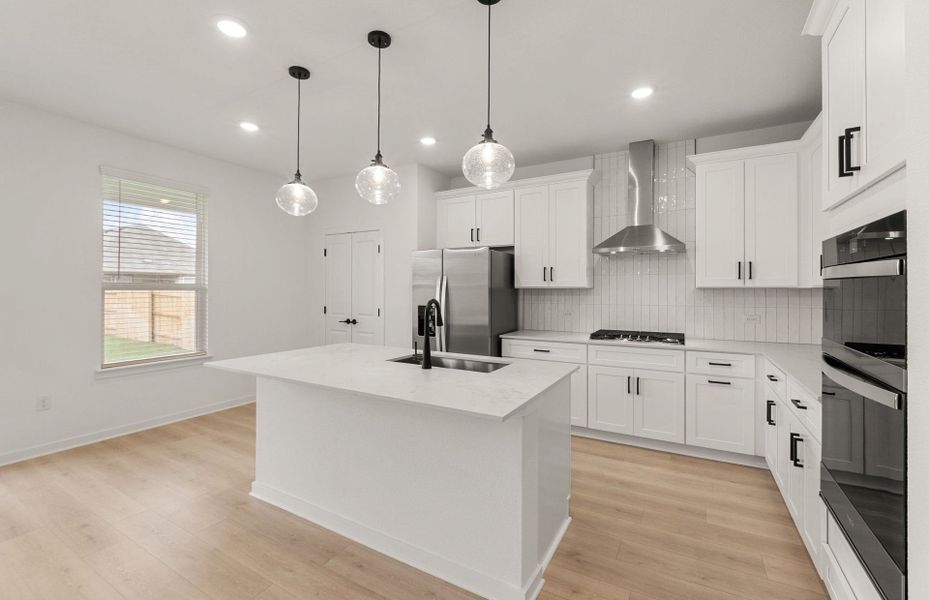Furnished interior view inside a new home in Sunfield, Buda (Image 10).
