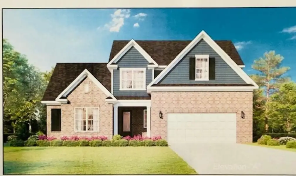 Front exterior of a new home in White Oak, Arlington, TN, highlighting curb appeal (Image 1). Front exterior of a new home in White Oak, Arlington, TN, highlighting curb appeal (Image 1).