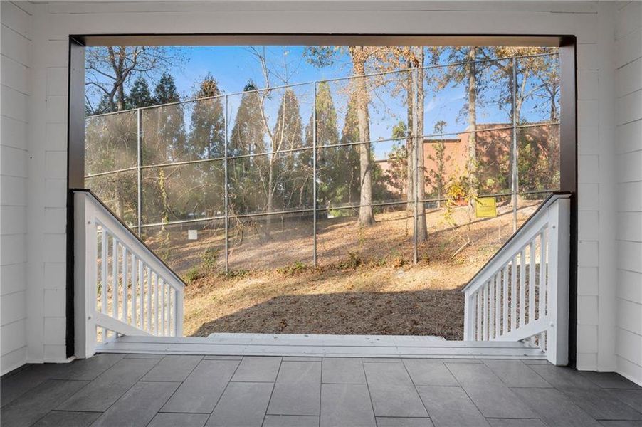 Exterior details and patio area of a home in , Atlanta (Image 24).