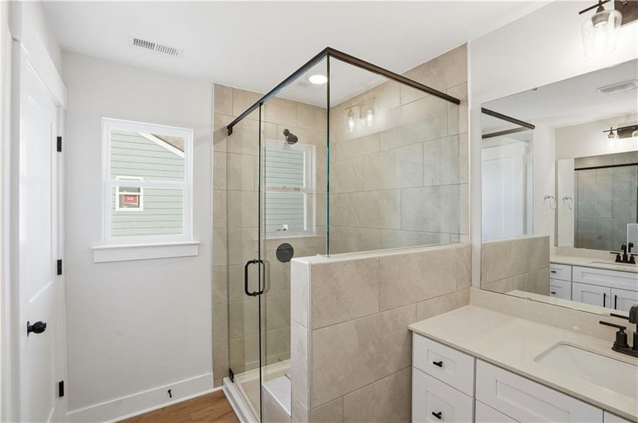 Furnished interior view inside a new home in , Dawsonville (Image 9).