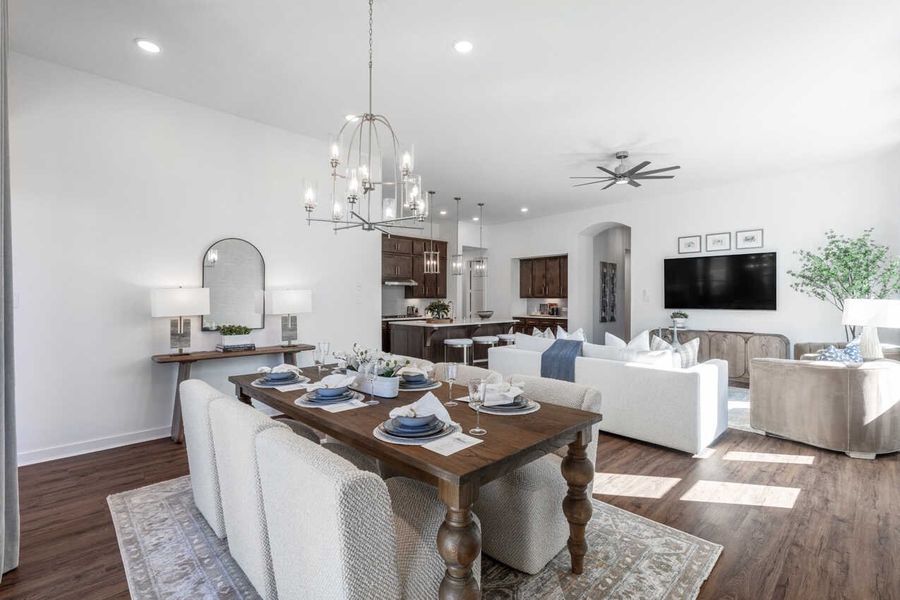 Representative Dining Room - some options shown